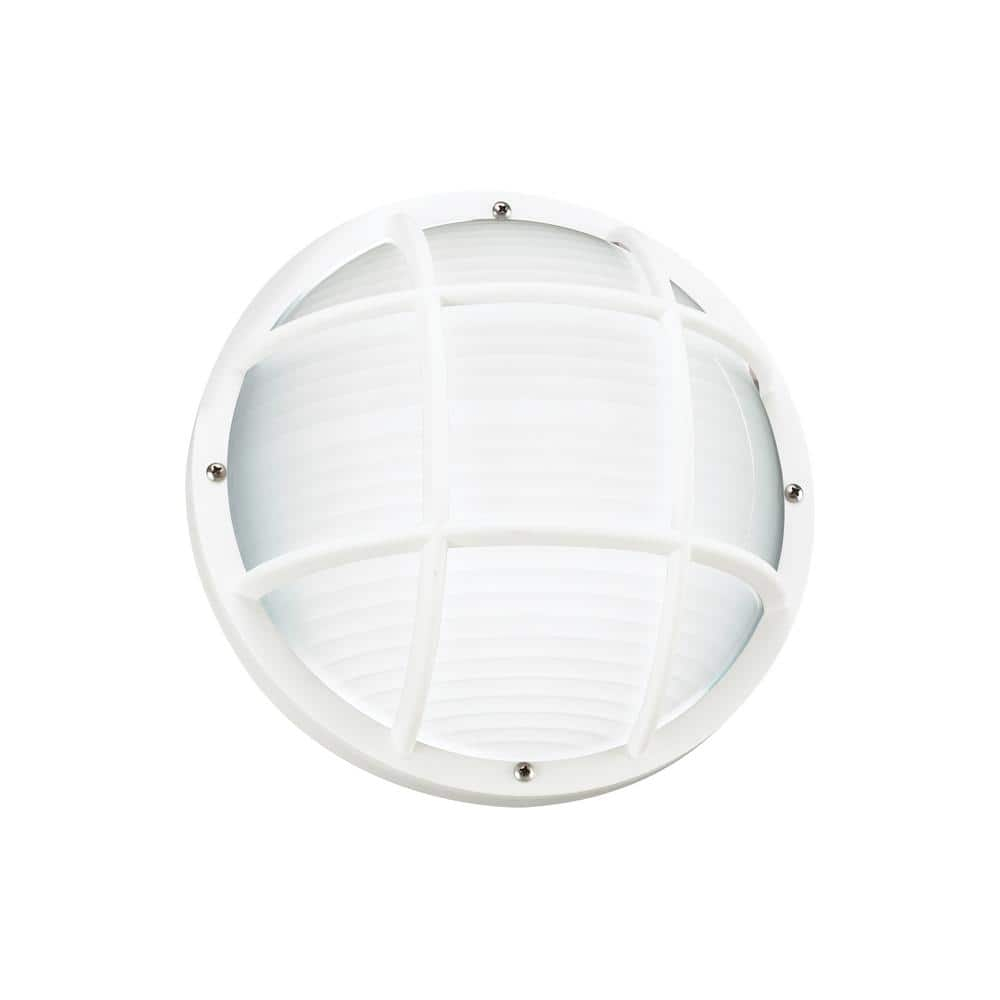 Sea Gull Lighting Generation 89807-15 Contemporary Modern One Light Outdoor Wall Lantern from Seagull-Bayside Collection in White Finish