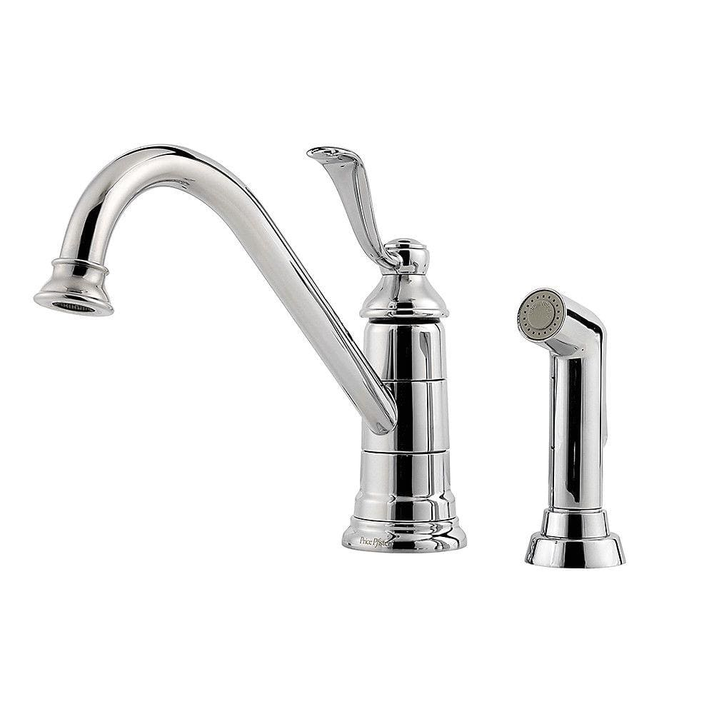 Portland Single Handle Kitchen Faucet with Side Spray