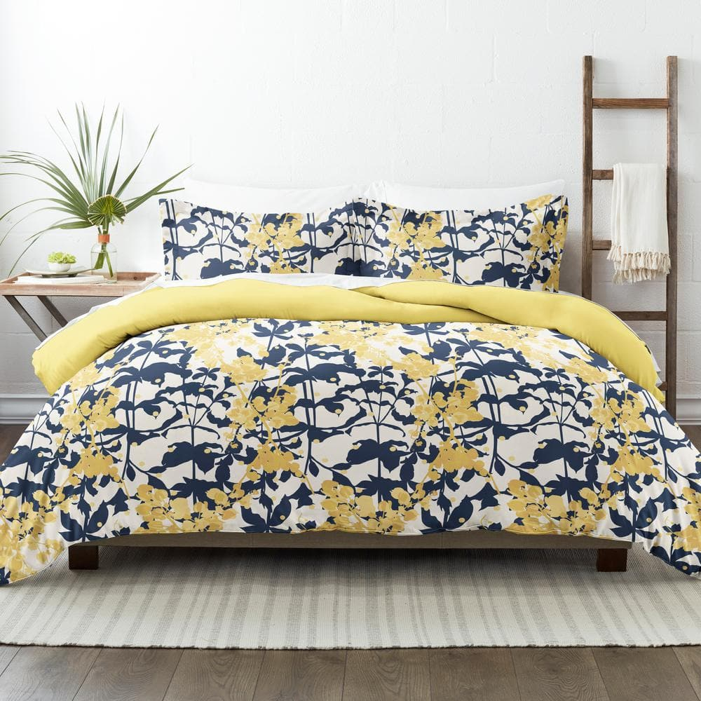 Boho Flower Reversible Duvet Cover Set