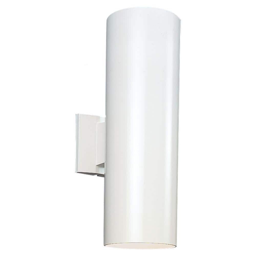 Porcia Outdoor Sconce - White / 18.25"H