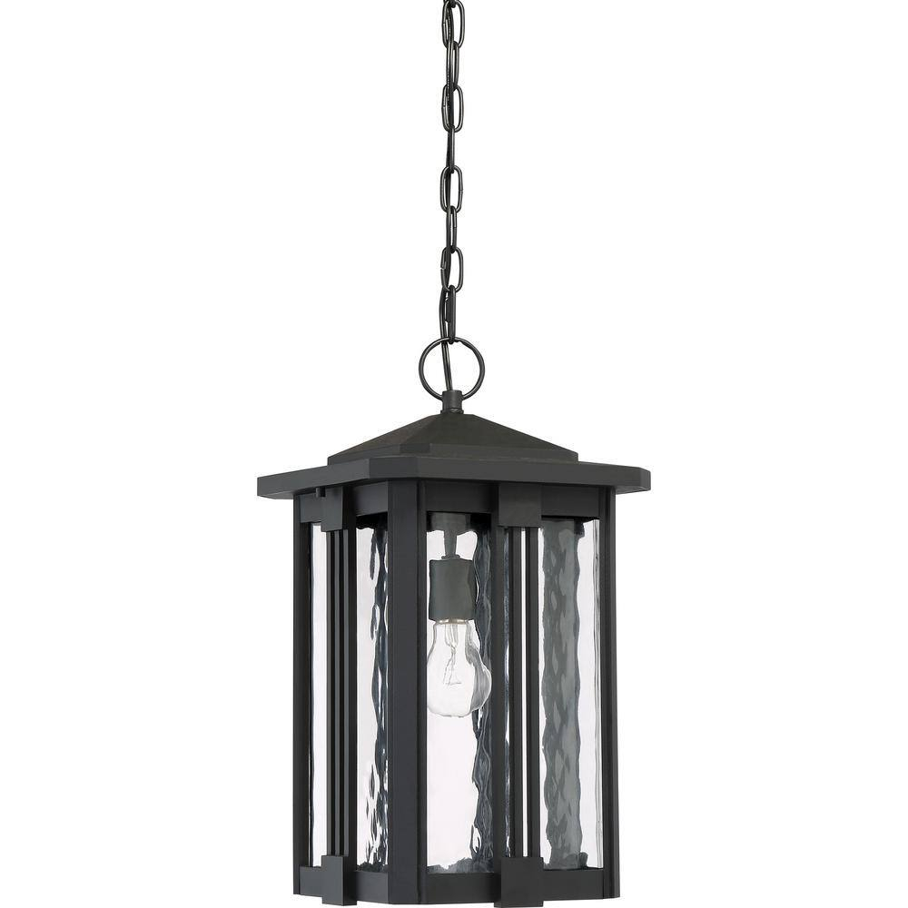 Quoizel Lighting Everglade 1 - Light Pendant in  Earth Black