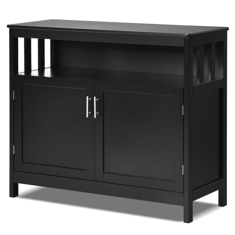 Kitchen Buffet Server Sideboard Storage Cabinet with 2 Doors and Shelf