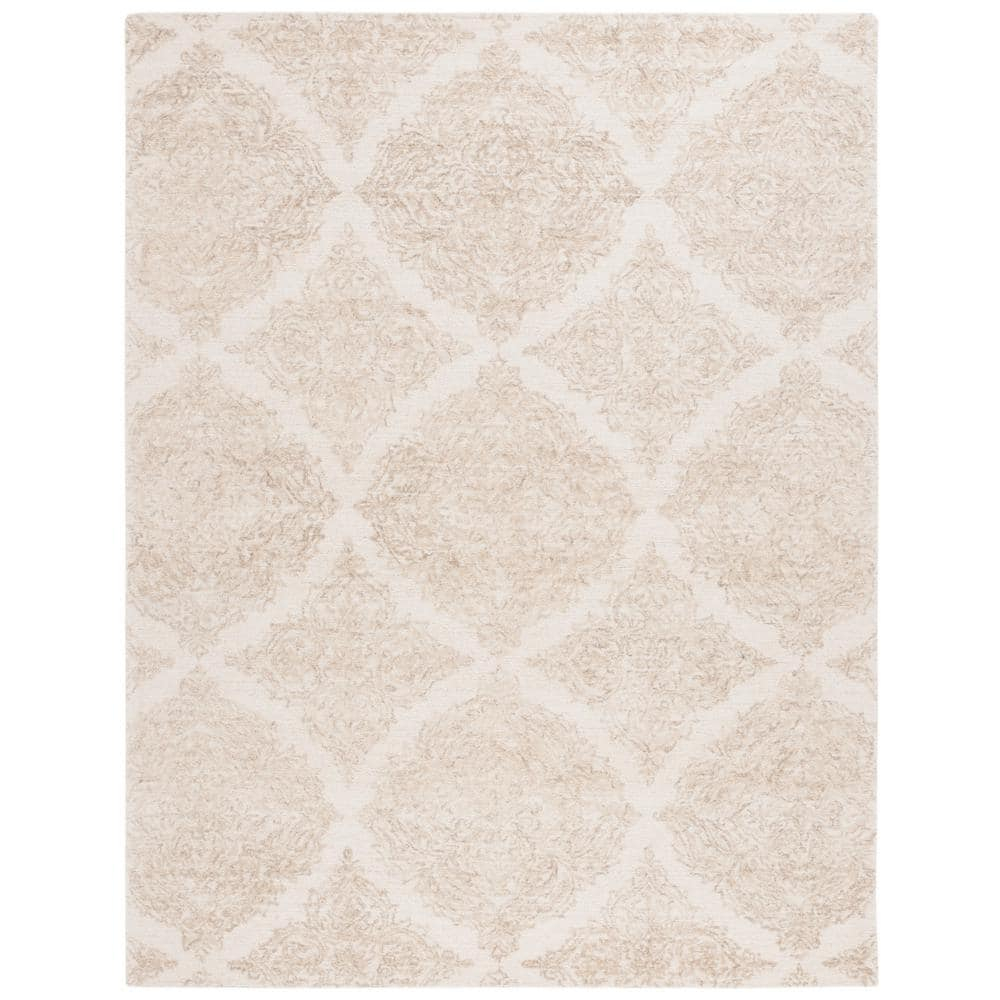 Martha Stewart 300 Hand Tufted Wool Damask Rug