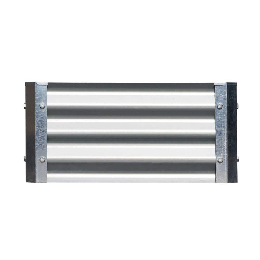 Galvanized Steel 22" Square Low Raised Garden Bed