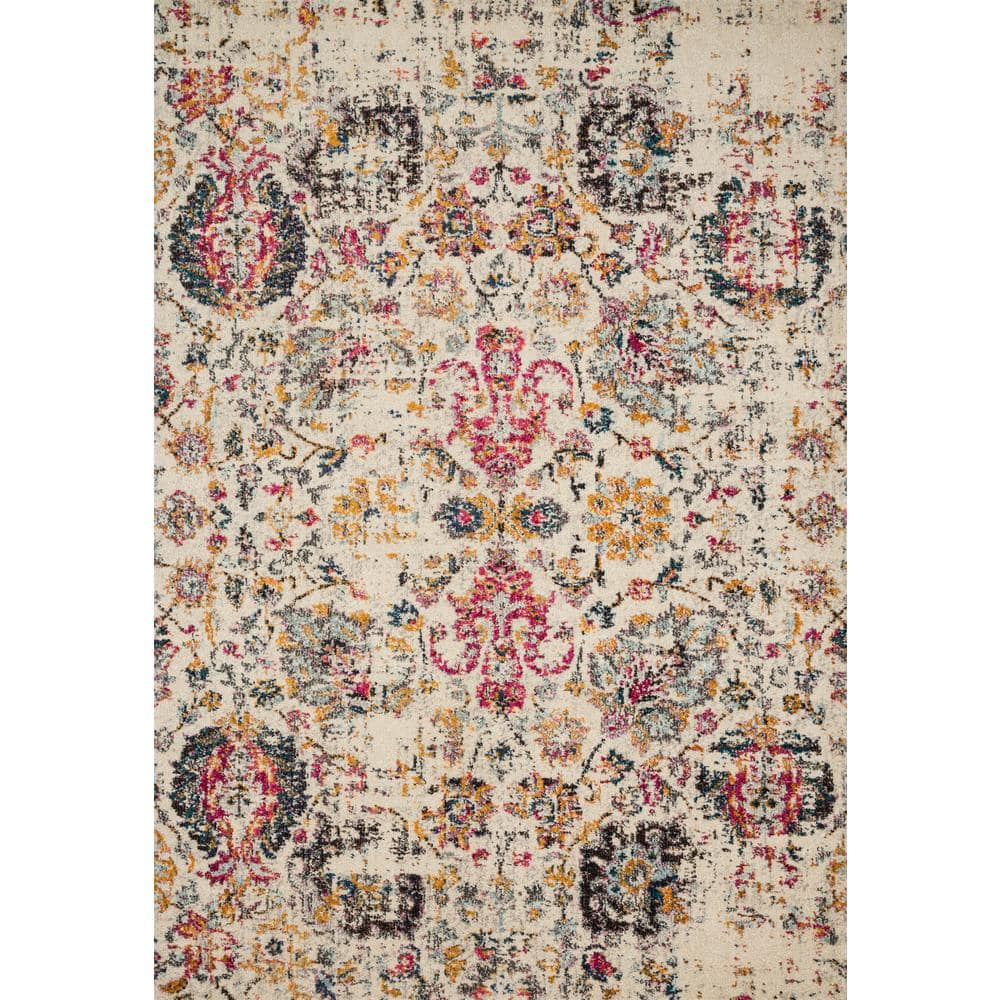 Loloi II Nadia Abstract Ivory / Multi Area Rug