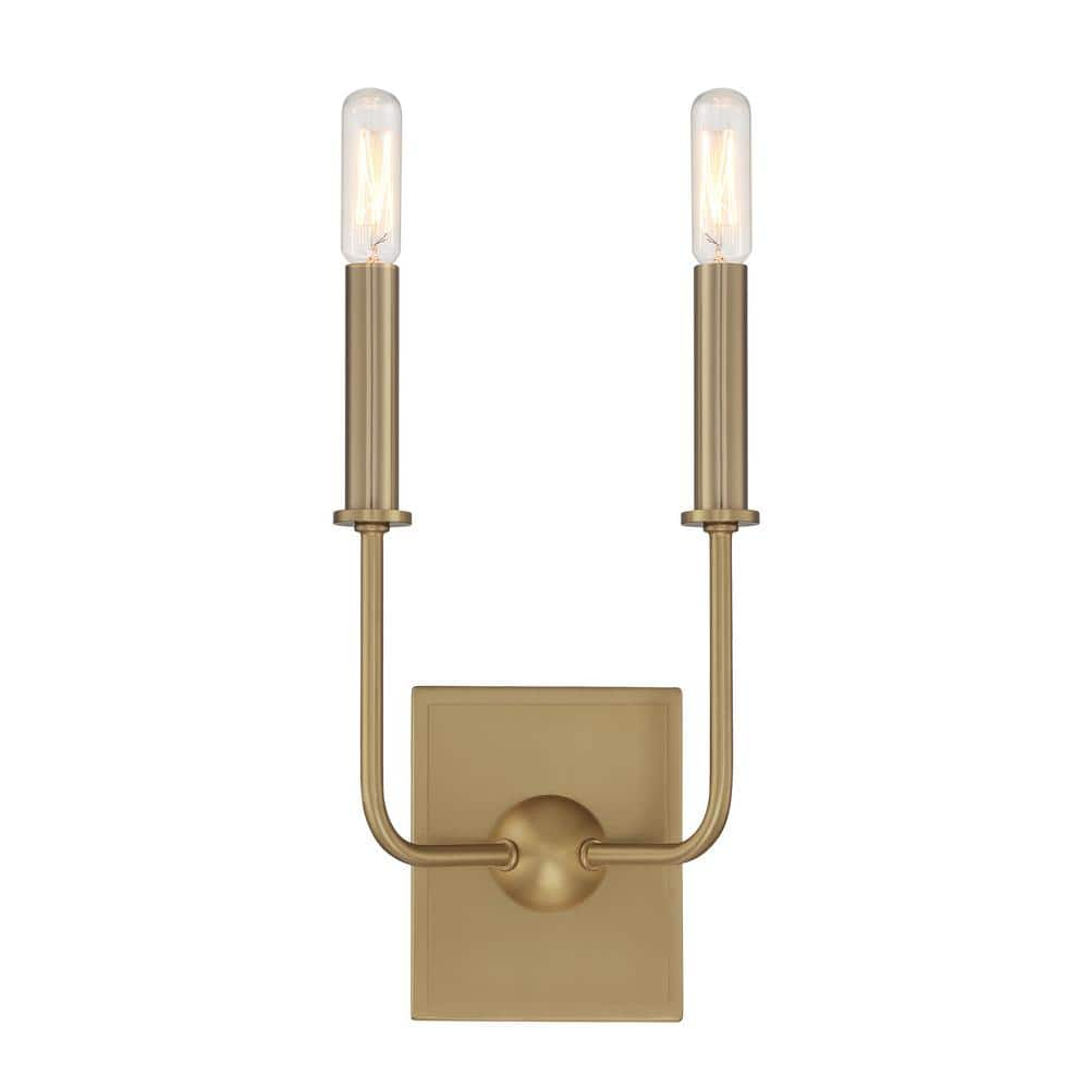 Savoy House Avondale 2 - Light Wall Light in  Warm Brass