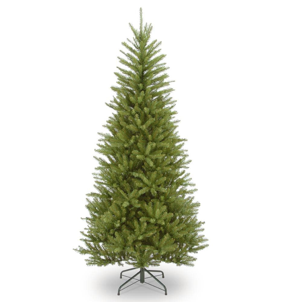 Slim Green Fir 6.5-Foot Artificial Christmas Tree with Stand