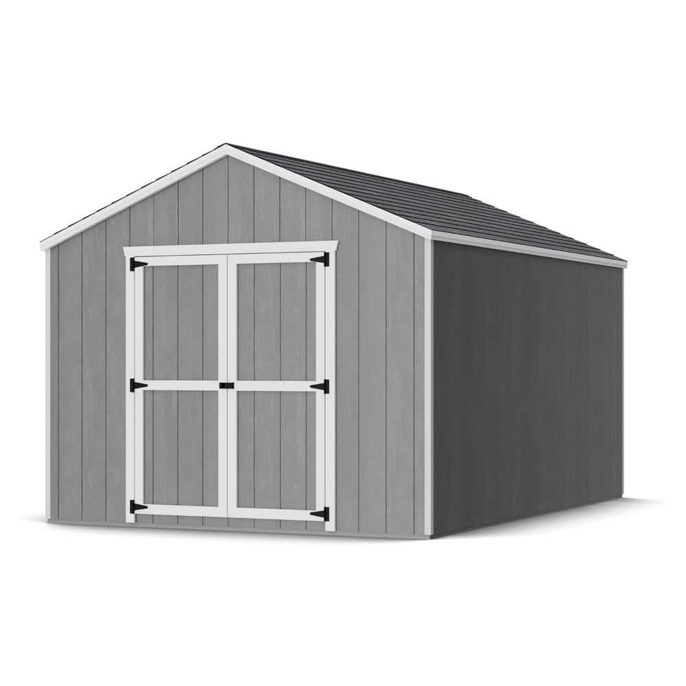 Little Cottage Co. 10x14 Value Gable Shed, Outdoor Wood Storage Do-It-Yourself Precut Kit