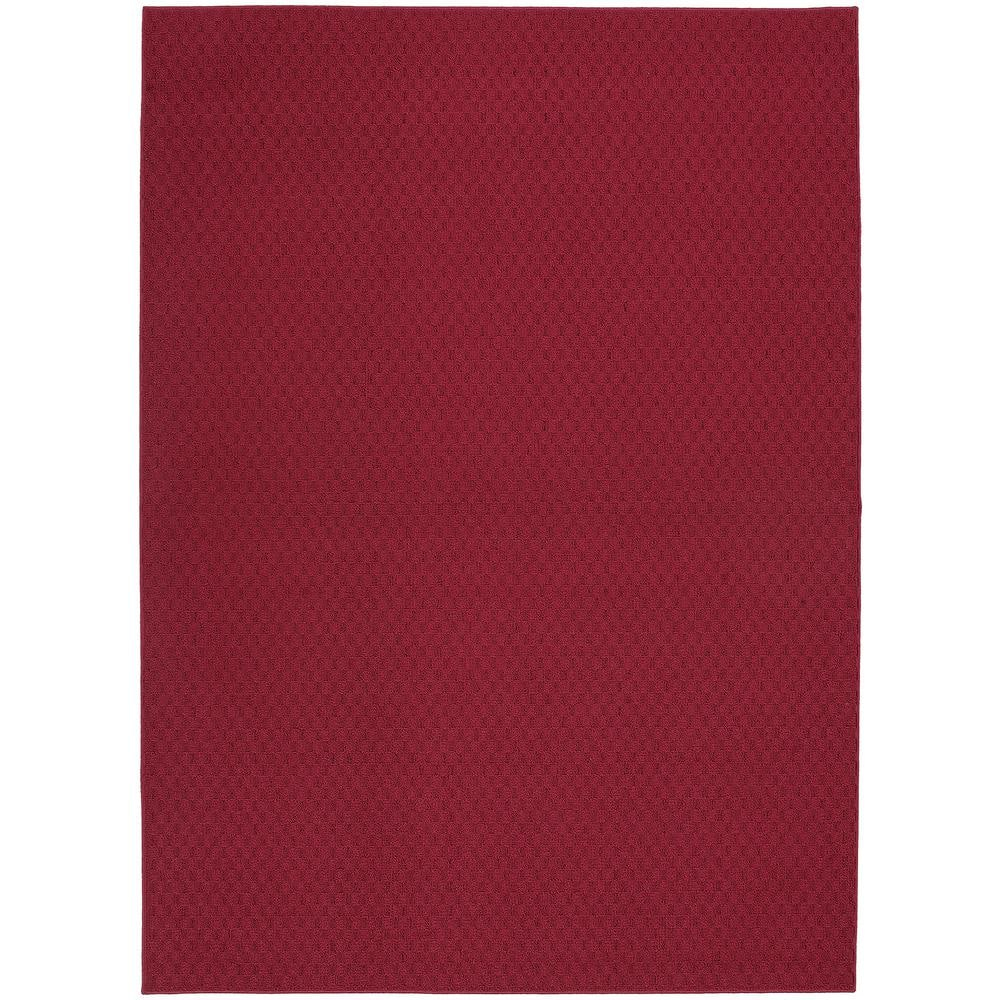 Garland Town Square Alfombra Chili Roja para Interior, 8' x 10'