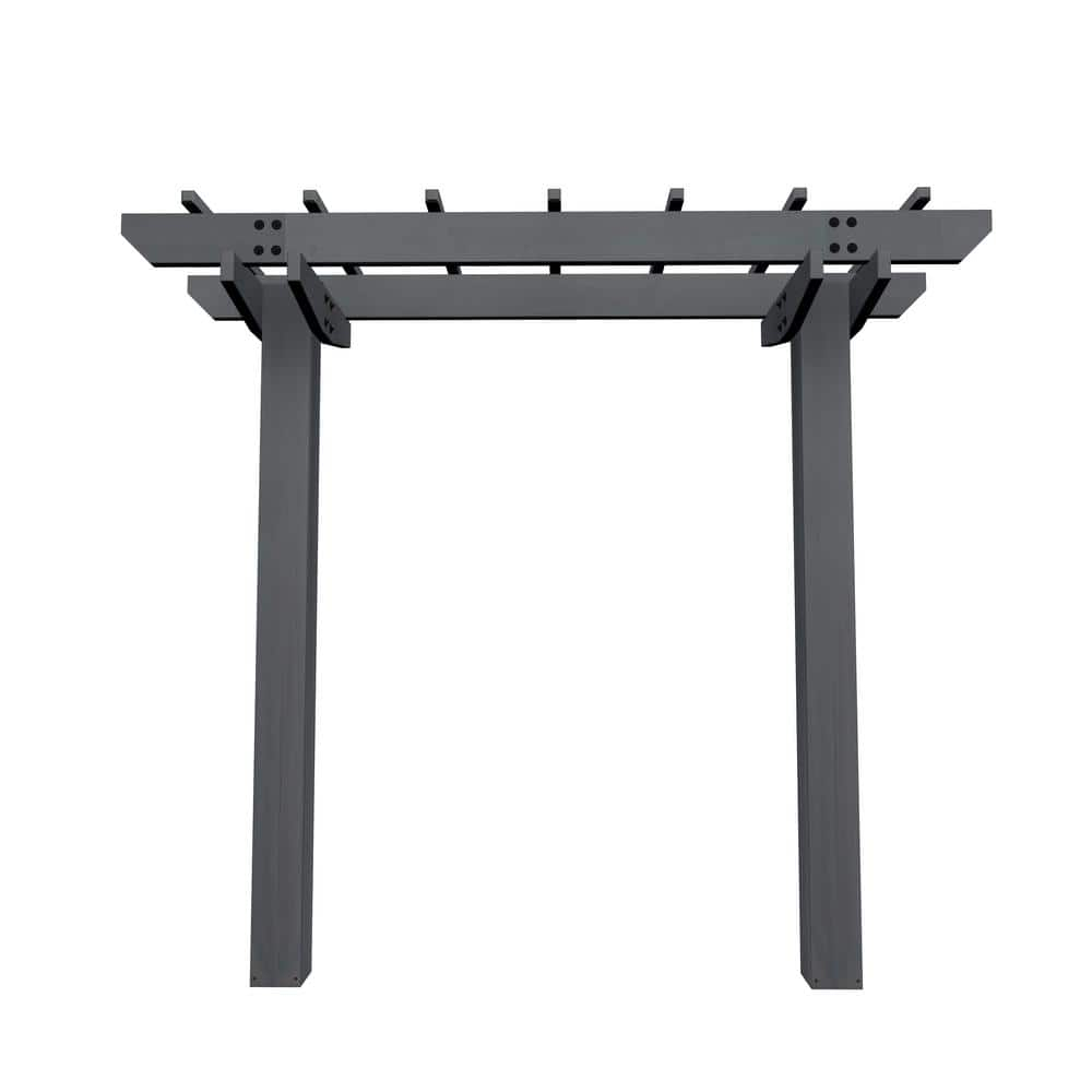 Vita 72" x 90" Wildwood 2 Post Cedar Arbor, Charcoal, VA68896