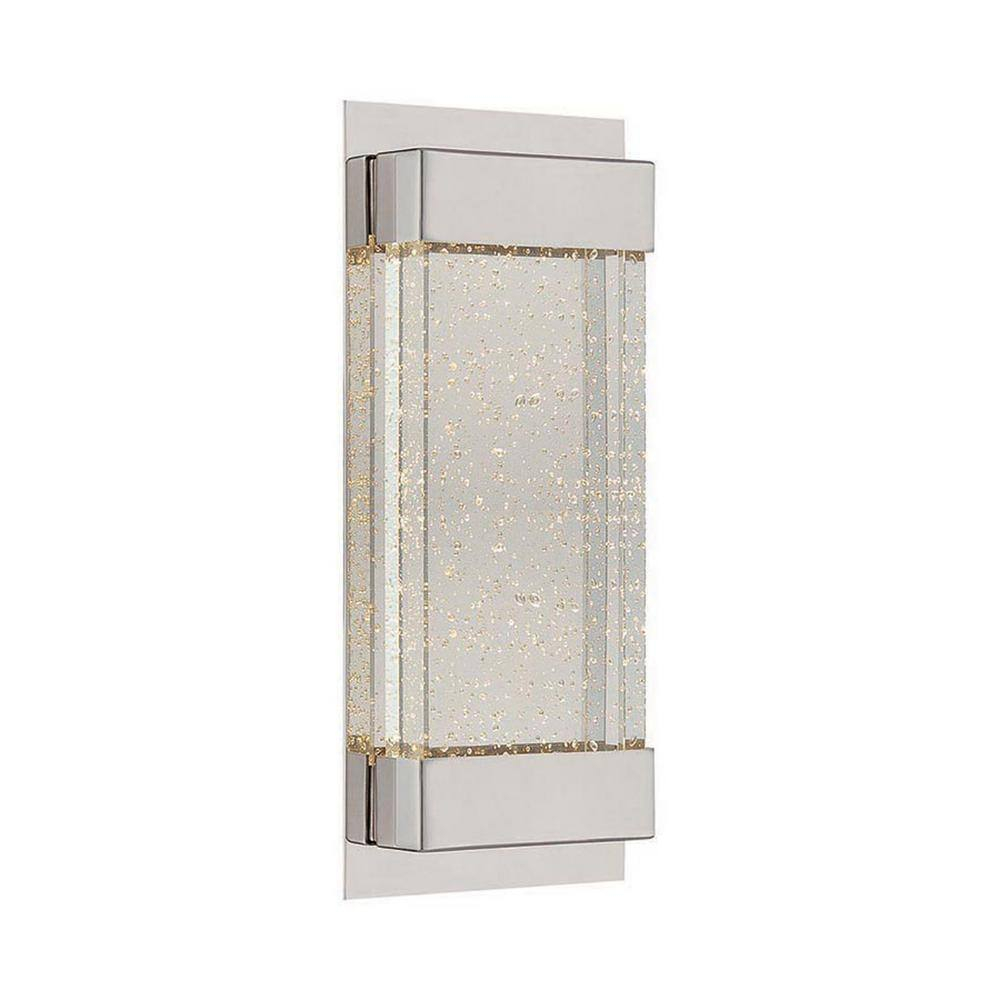 WAC Lighting Mythical 13" 1-Light LED 3000K Aluminum Wall Sconce in Nickel