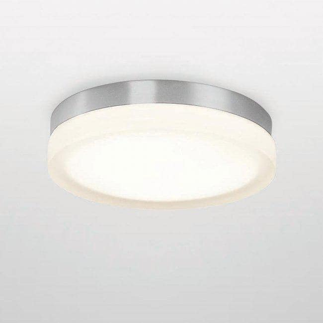 Modern Brushed Nickel 14" LED Flush Mount Ceiling Light