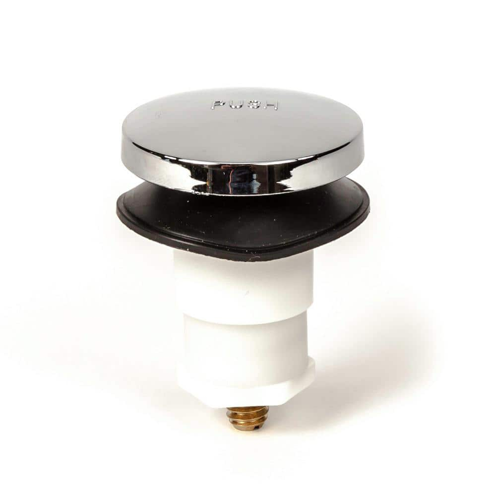 Chrome Foot Actuated Bathtub Drain Stopper with Fittings
