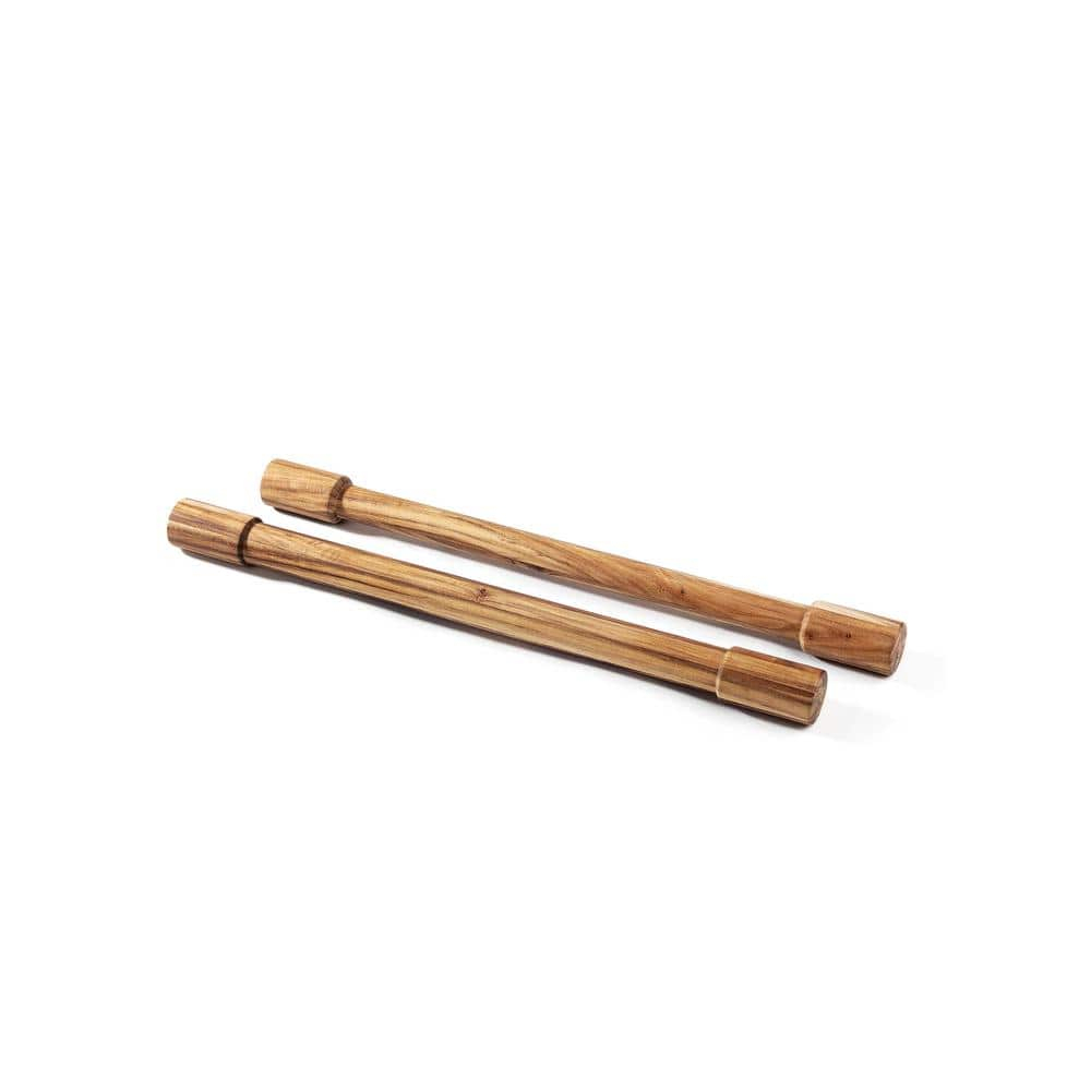 Ironwood Gourmet Acacia Wood Rolling Pins, Set of 2 Long Rolling Pins