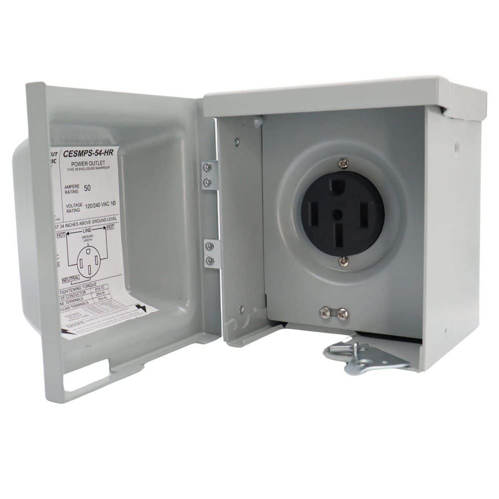 Connecticut Electric PS-54-HR 50 Amp Power Outlet Panel