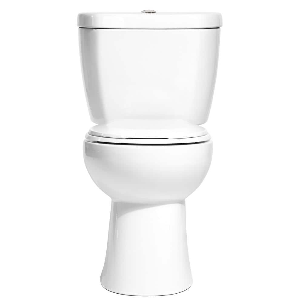 Niagara Stealth 2-Piece 0.8 GPF Single Flush Round Bowl Toilet in White
