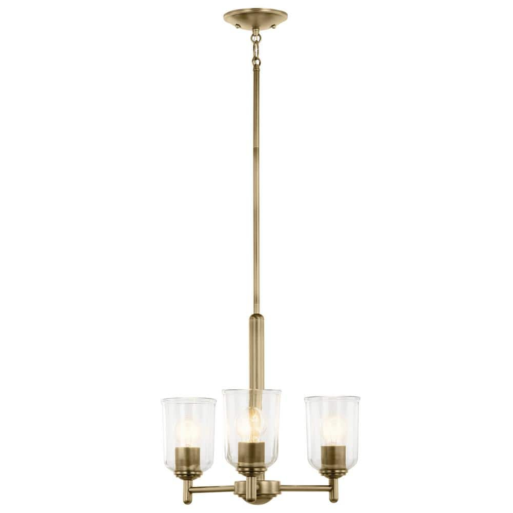 Kichler Lighting - Shailene - 3 Light Mini Chandelier-15.25 Inches Tall and 17.5