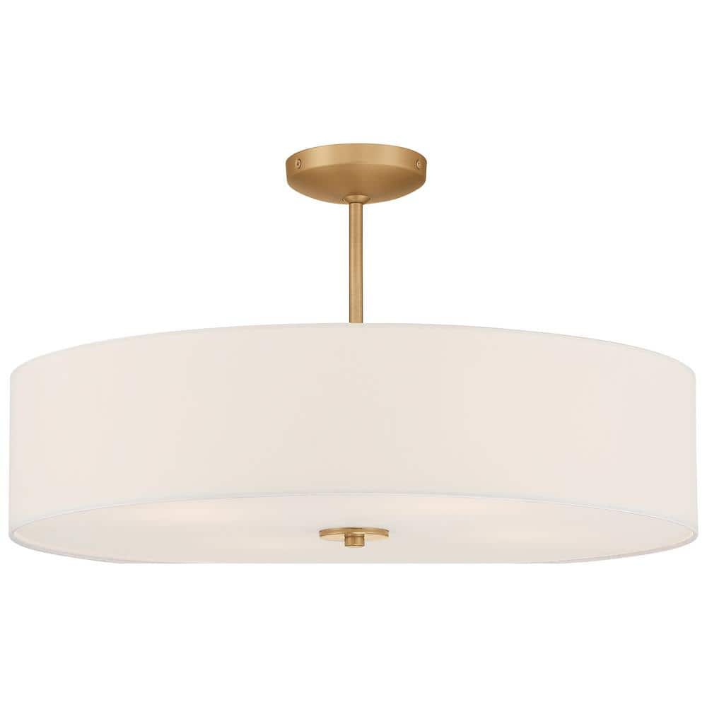 Access Lighting Mid Town 4 - Light Pendant in  Antique Brushed Brass