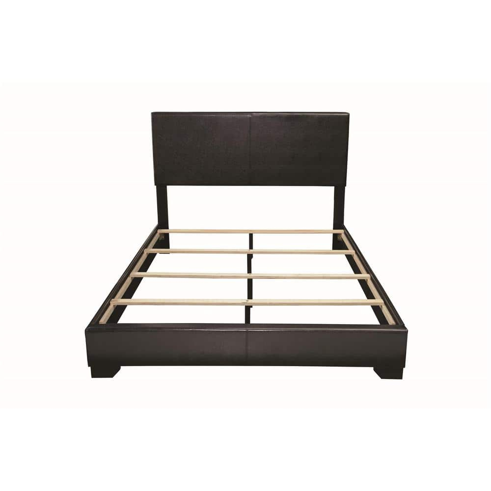 Upholstered Platform Full Bed, In Black