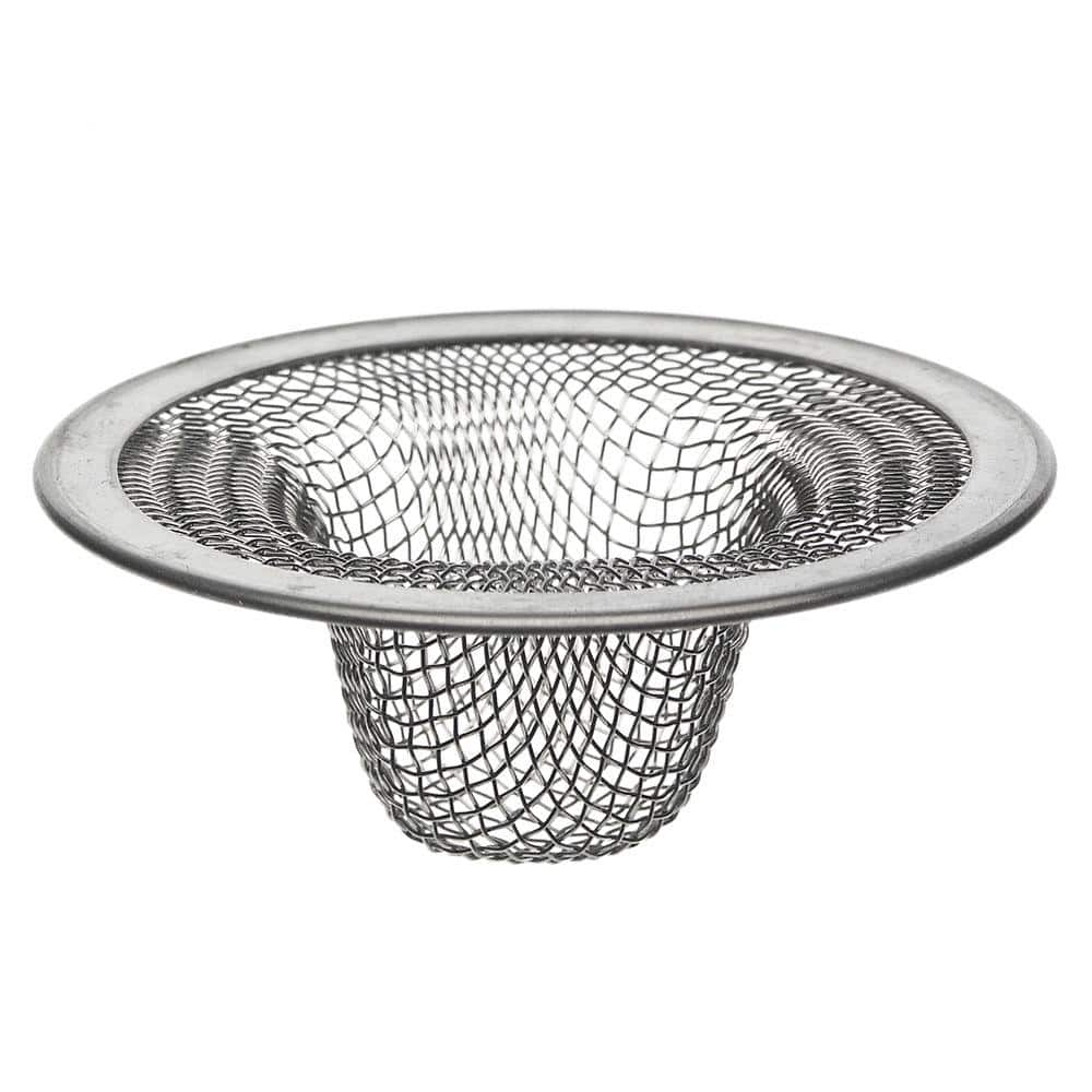 Danco 2-1/4 in. Lavatory Mesh Sink Strainer in Stainless Steel (88820)