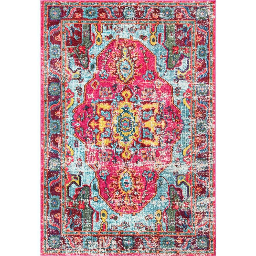 Corbett Vintage Boho Multi 5 ft. x 8 ft. Area Rug