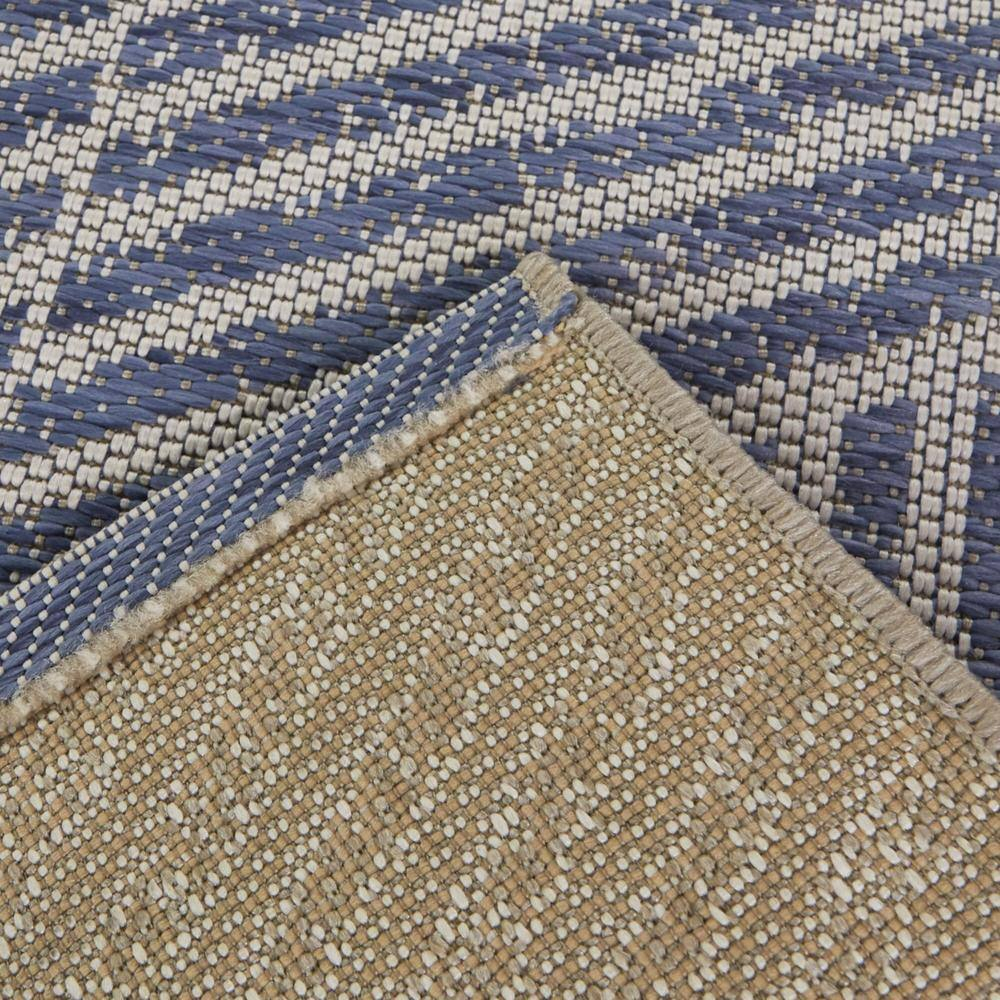 Balta US, Inc Darcy Modern Stripe Indoor/Outdoor Area Rug Blue 5'3" x 7' 5' x 8' Off-White Runner, Rectangle