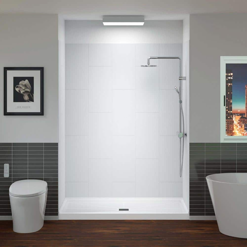 60'' W 75'' H Framed Rectangle Shower Stall