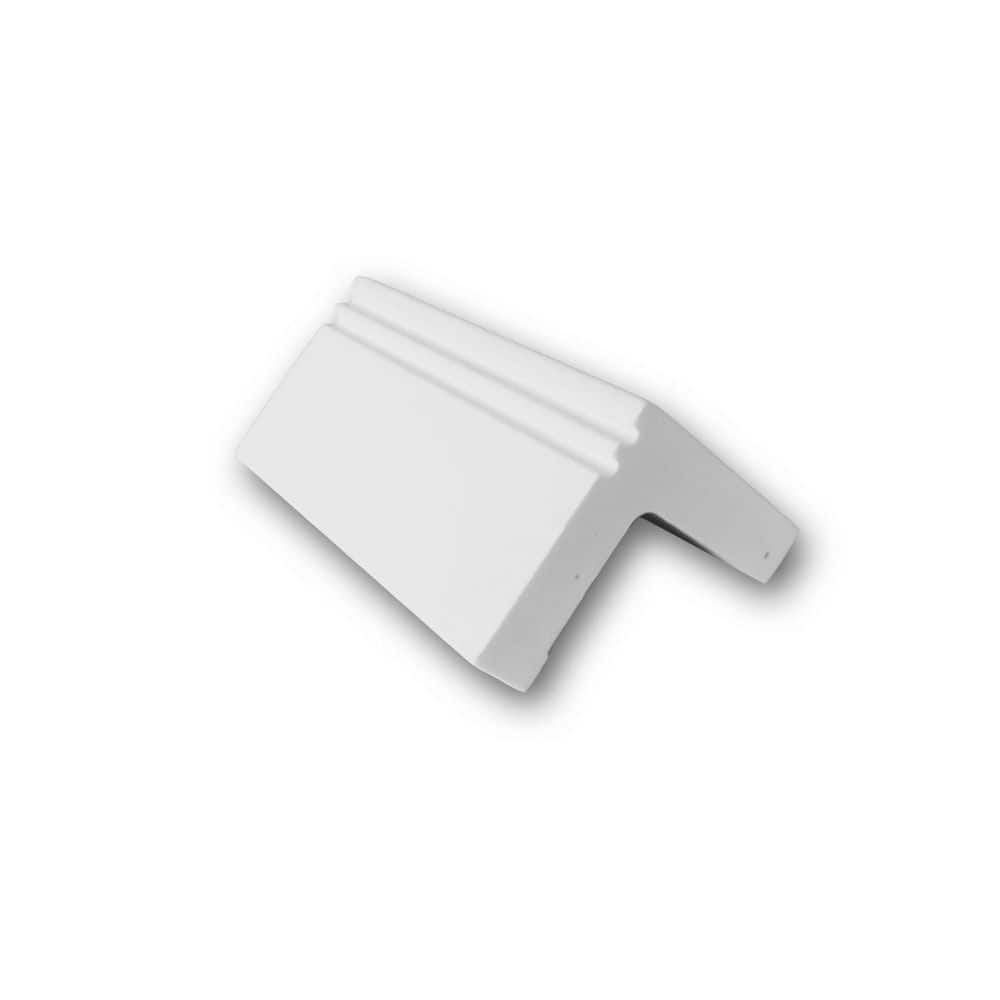 Orac Decor | High Density High Density Polyurethane Foam Crown Moulding For Indirect Lighting | Primed White | 4in Sample Piece