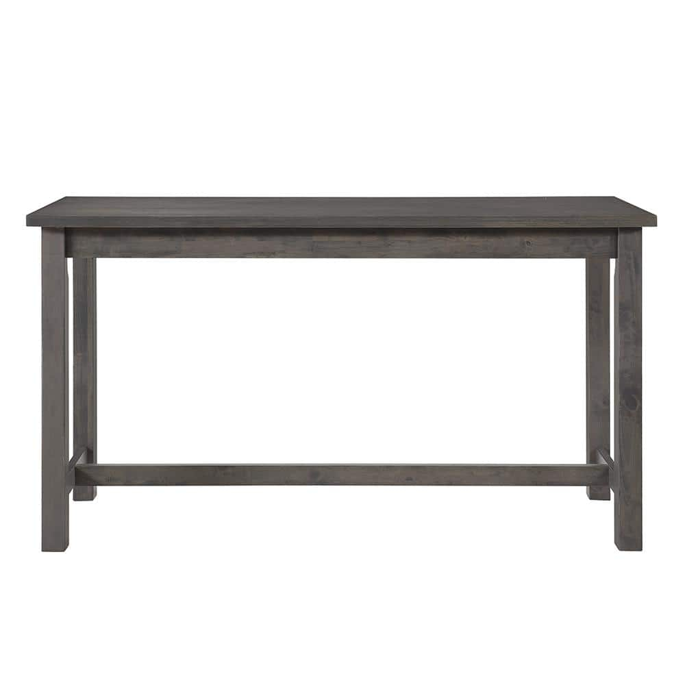 Lexicon Connected 4 Piece Wood Counter Height Dining Set in Brownish Gray