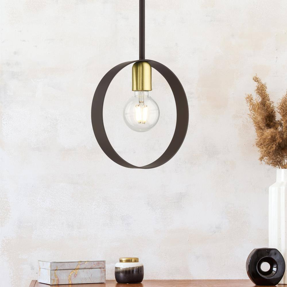 Livex Lighting Modesto 1 - Light Pendant in  Bronze