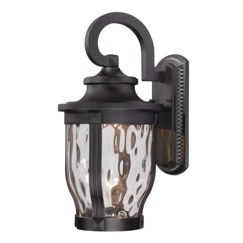 Minka Lavery Merrimack 16 1/4" High Black LED Outdoor Wall Light