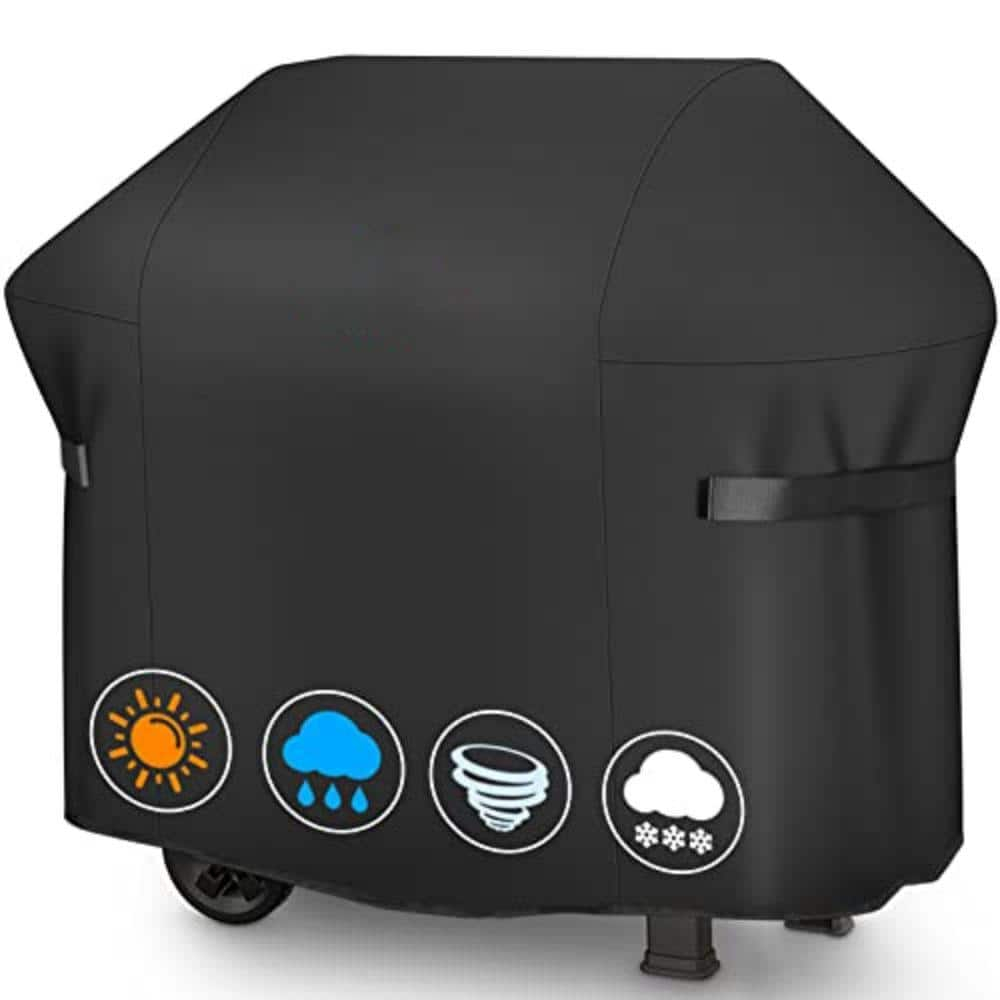 BBQ Gas Grill Cover, 48 Inch for Weber Spirit 2, Waterproof Weather Resistant, UV & Fade Resistant, PU Coating for Weber Spirit II 200 Series, Spirit 200, Spirit II E210 Gas Grill