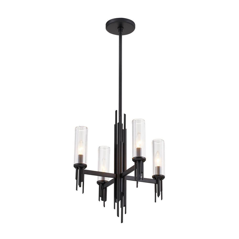 Alora Lighting Torres 4 - Light Modern Linear Chandelier