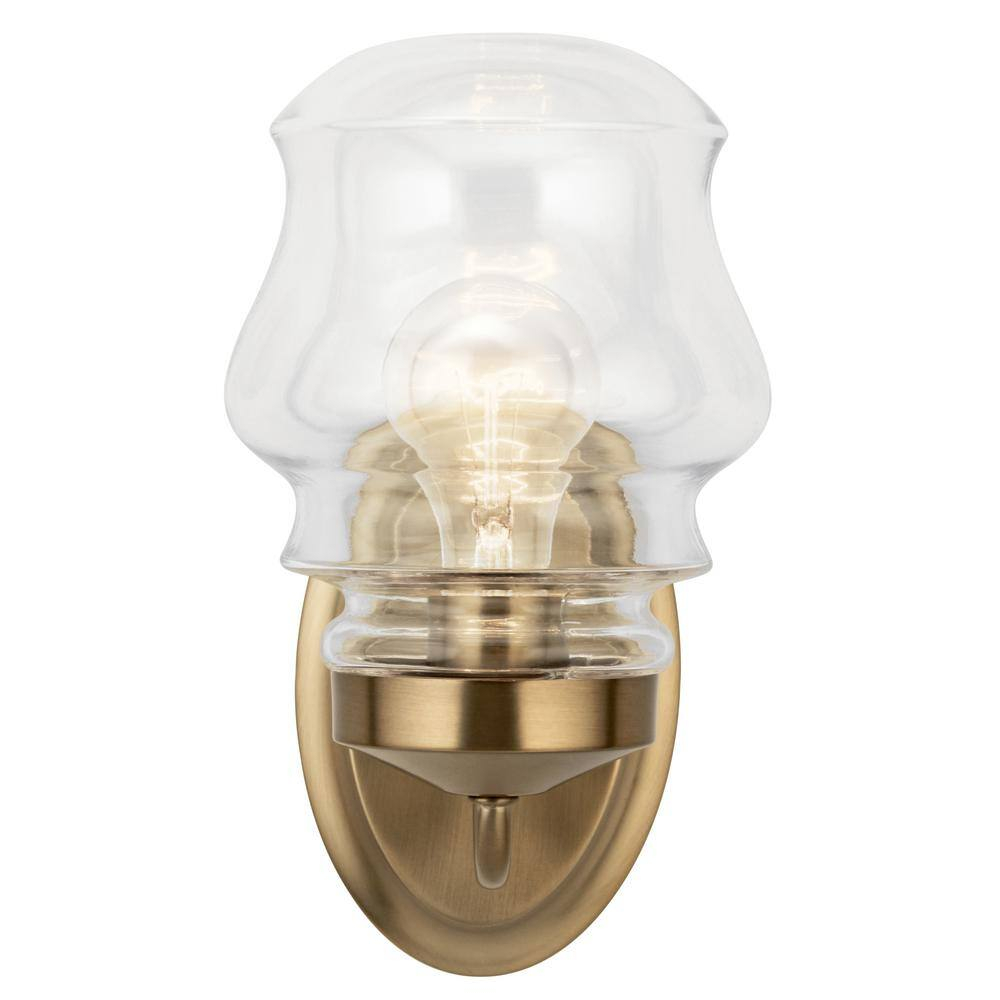 Bronze Modern 5.75" Jelly Jar Wall Sconce with Dimmable Light