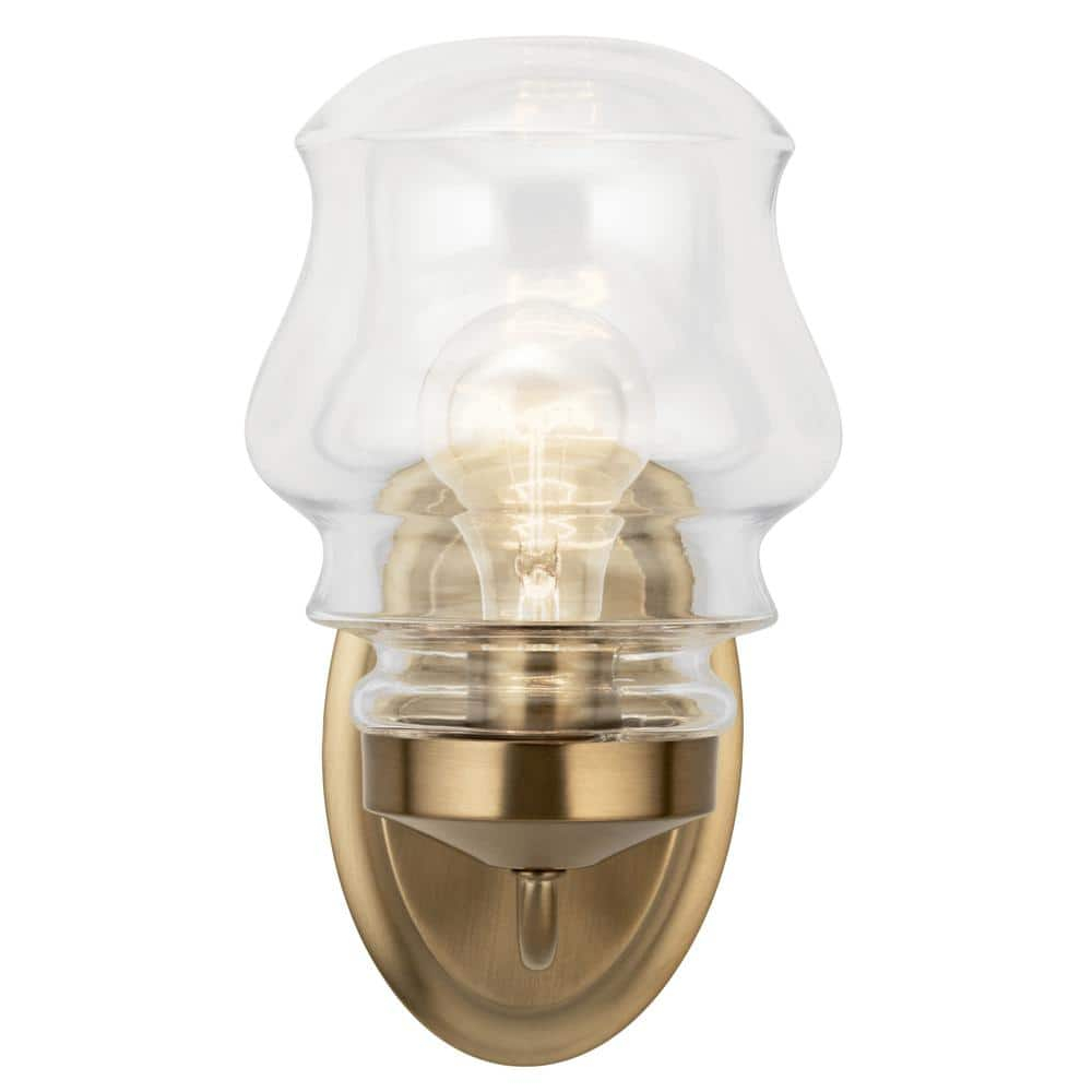 Bronze Modern 5.75" Jelly Jar Wall Sconce with Dimmable Light