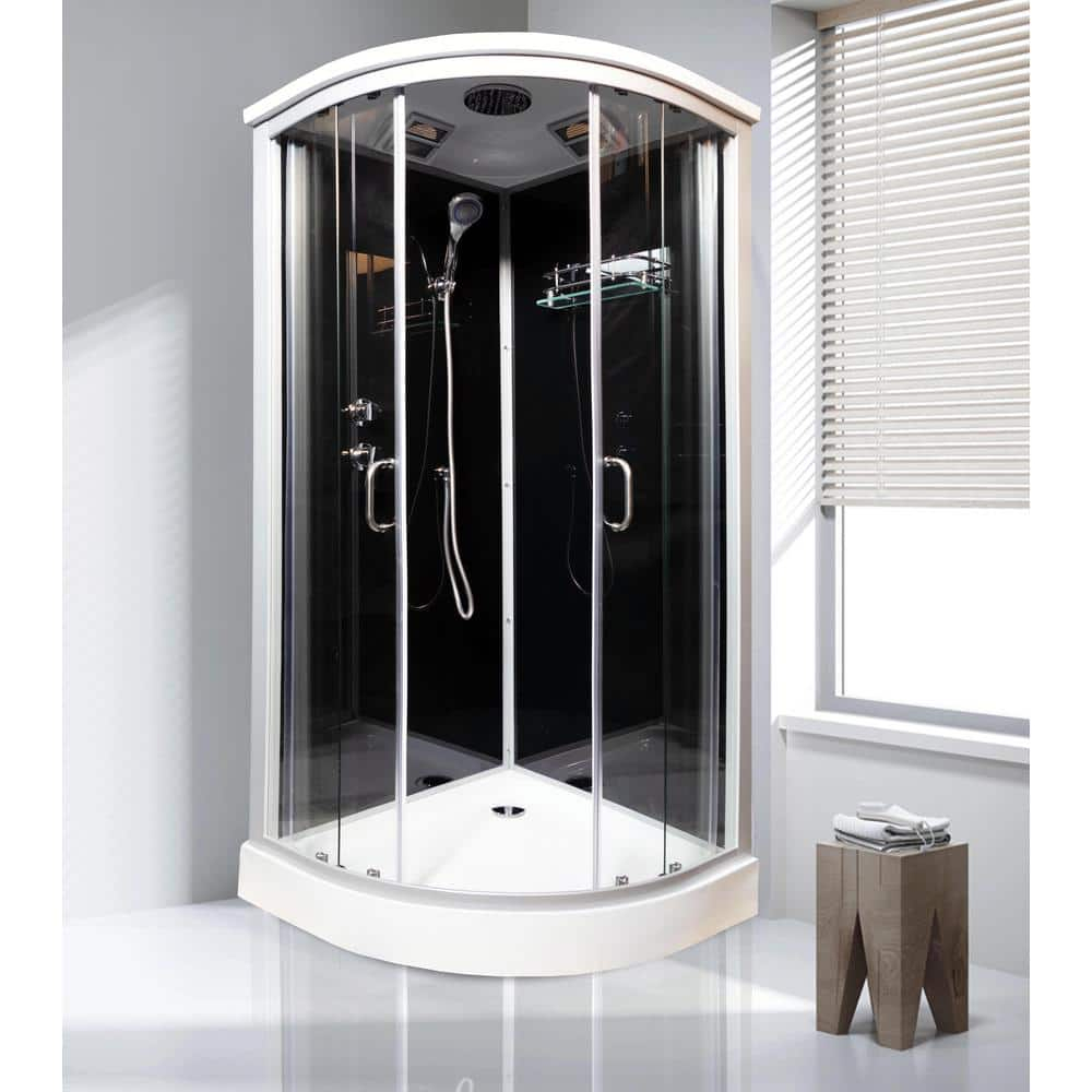 Heirloom Shower Kit S-3232 Black (Water Connection on Left-hand Side)