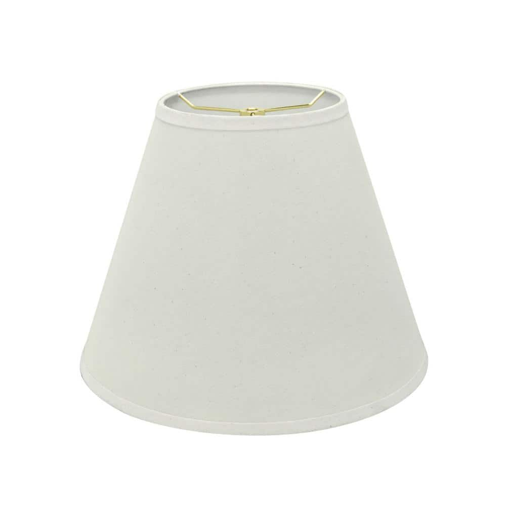 Aspen Creative 32290 Transitional Hardback Empire Shaped Spider Construction Lamp Shade in Off White, 14" wide (7" x 14" x 11")
