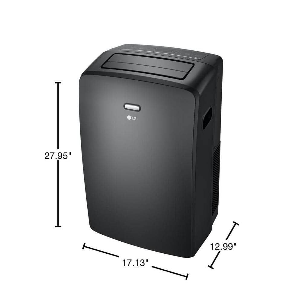 8,000 (DOE) BTU 115-Volt Portable Air Conditioner Cools 350 Sq. Ft. with Dehumidifier and Wi-Fi in Gray