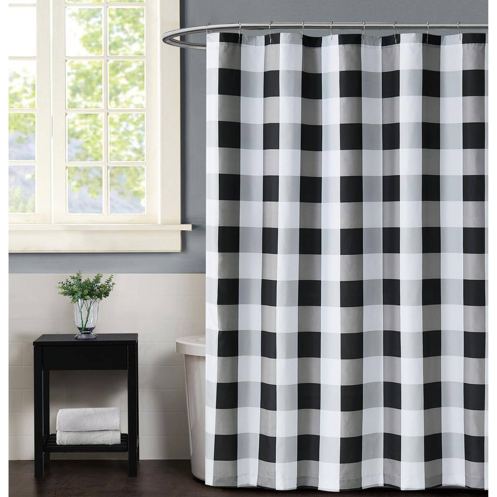 Truly Soft Plaid Shower Curtain