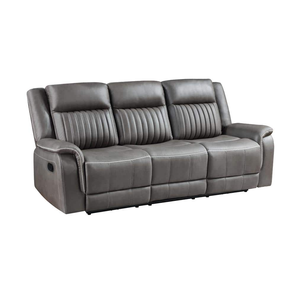 New Classic Furniture Enzo  Sofa W/Dual Recliner- Gray