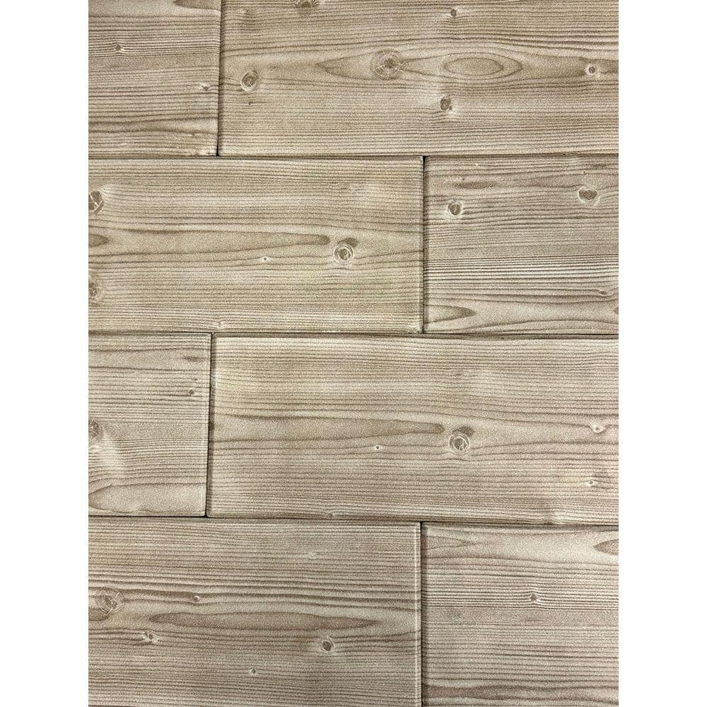 À LA MAISON CEILINGS WP105rb-96 Foam Wood Ceiling Planks 39 in x 6 in, Rustic Beige, Pack of 96 (156 sq.ft/Case)