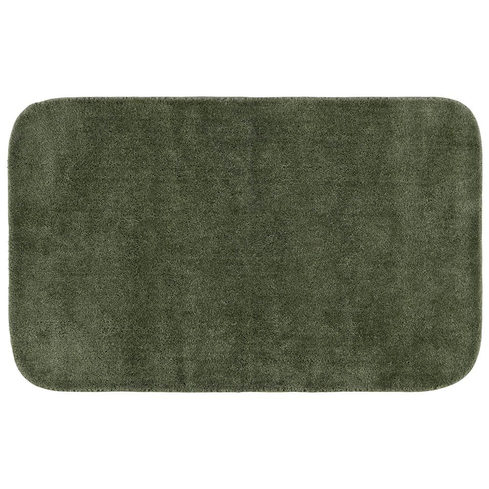 Garland Rug Traditional Nylon Washable Deep Fern 30" X 50" Bath Rug - Soft, Absorbent, And Stylish for Your Bathroom