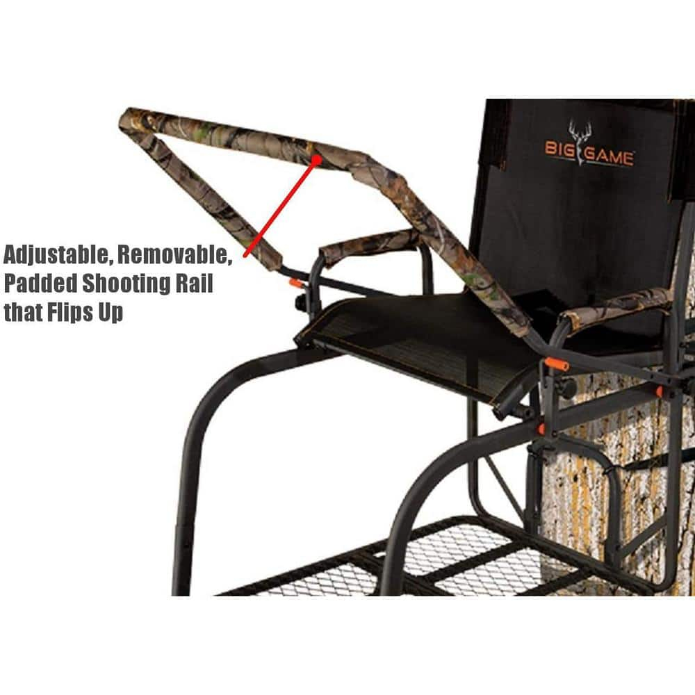 Big Game LS0550 Hunter HD 1.5 Caza de Ciervos 1 Persona Escalera Árbol