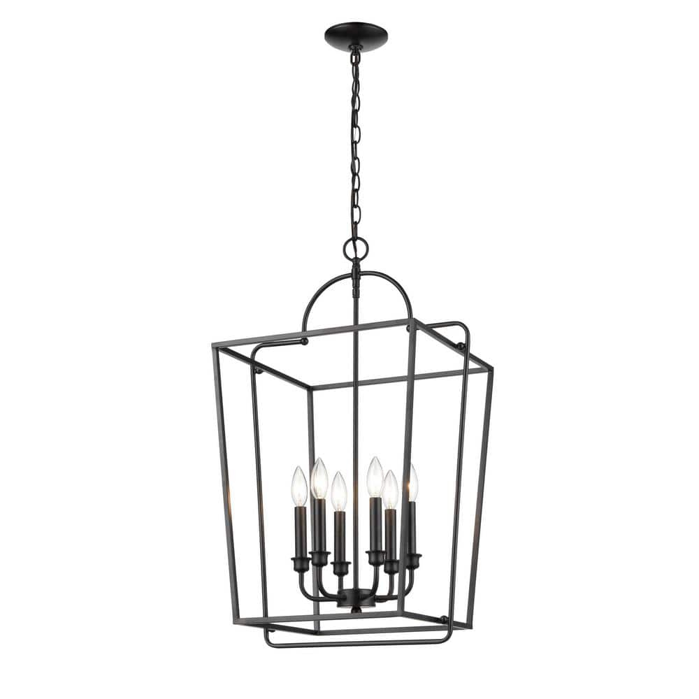 Millennium Lighting 6 - Light Pendant in  Matte Black