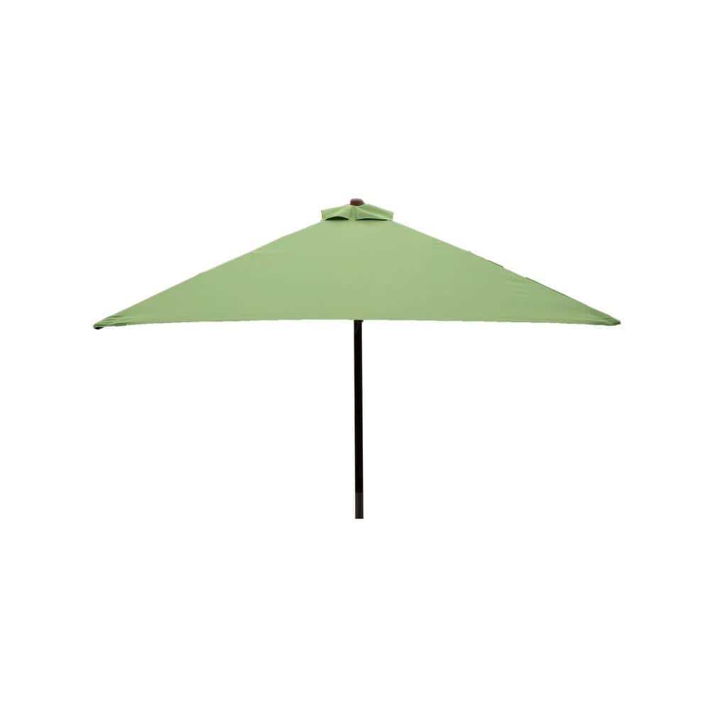 DestinationGear Classic Wood 6.5' Square Patio Umbrella, Lime