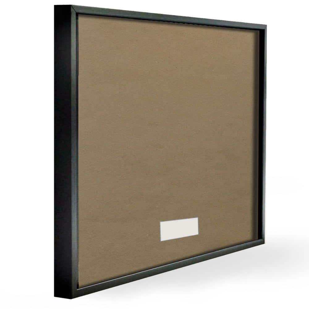 Stupell Industries Abstract Ocean Horizon Line Nautical Water Cloudy Sky Paintings Black Framed Art Print Wall Art, 11x14, by Karen Hale
