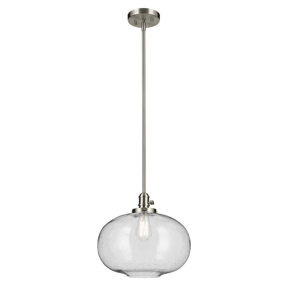 43911NI-Kichler Lighting-Avery - 1 Light Pendant-14 Inches Tall and 14.5 Inches Wide-Brushed Nickel Finish