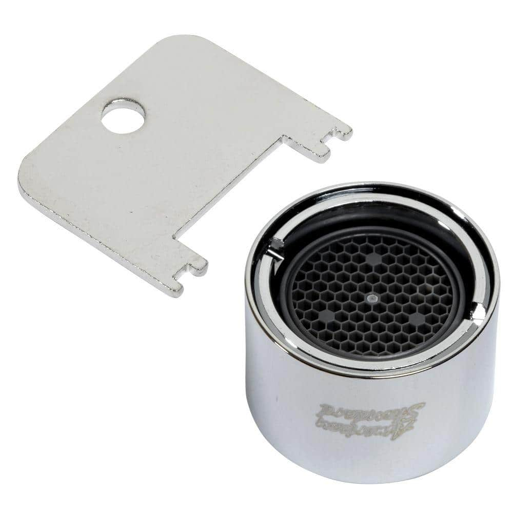 American Standard Aerated Outlet,Metal,55/64 in,Chrome M922888-0020A