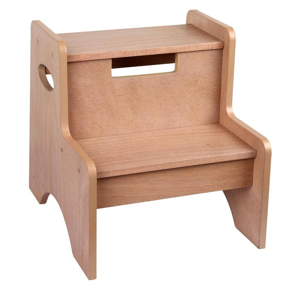 Classic Oak MDF 2-Step Stool