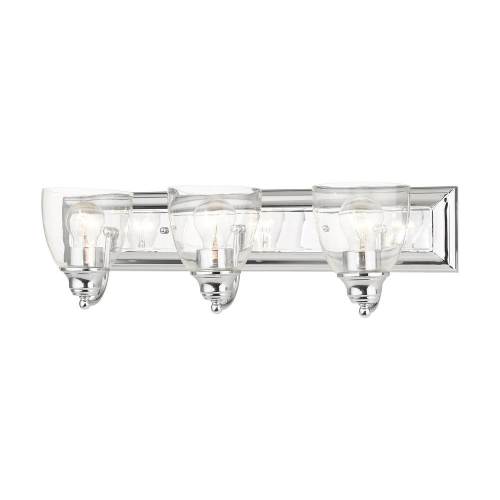 Livex Lighting Birmingham 3 - Light Vanity in  Polished Chrome